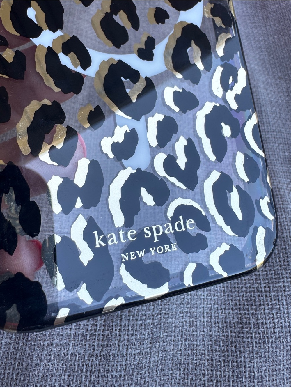 Kate Spade New York Leopard Print MagSafe iPhone 15 Pro Max Phone Case